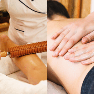 2 Sesiones de masaje drenaje linfático + 2 sesiones de maderoterapia corporal